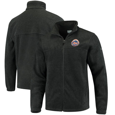 New York Mets Columbia Flanker Full-Zip Jacket - Charcoal