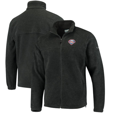 Philadelphia Phillies Columbia Flanker Full-Zip Jacket - Charcoal