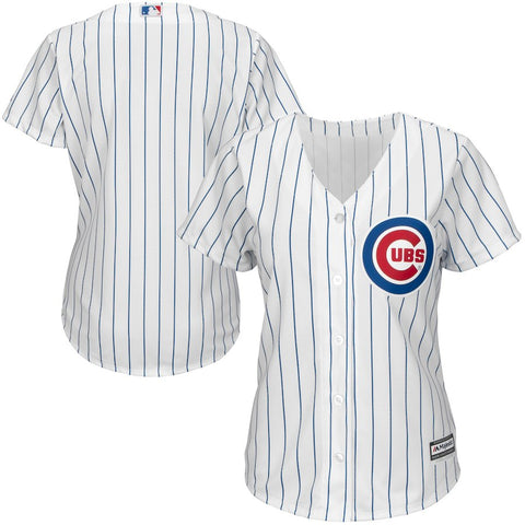 Chicago Cubs Majestic Women's Plus Size Cool Base Team Jersey - White/Royal