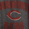 Cincinnati Reds Majestic Threads Team Favorite French Terry Raglan Sleeve Sweatshirt - Black