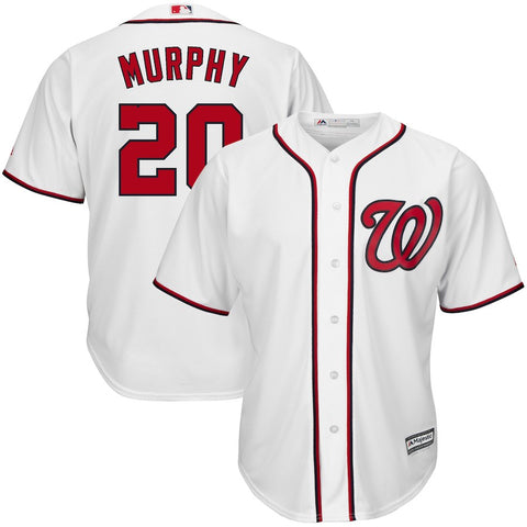 Daniel Murphy Washington Nationals Majestic Home Cool Base Player Jersey