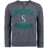 Seattle Mariners Majestic Threads Team Favorite French Terry Raglan Sleeve Sweatshirt - Navy