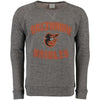 Baltimore Orioles Majestic Threads Team Favorite French Terry Raglan Sleeve Sweatshirt - Black