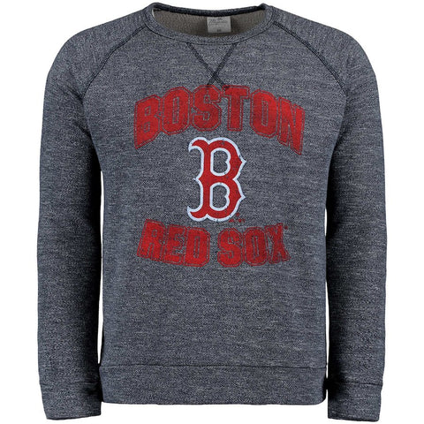 Boston Red Sox Majestic Threads Team Favorite French Terry Raglan Sleeve Sweatshirt - Navy