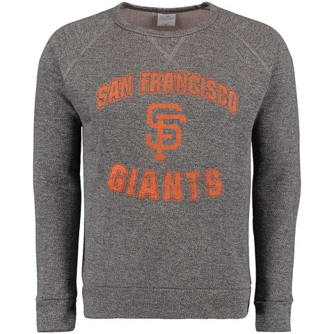 San Francisco Giants Majestic Threads Team Favorite French Terry Raglan Sleeve Sweatshirt - Black