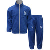 Kansas City Royals Majestic Toddler Home Plate Track Jacket and Pants Set - Royal