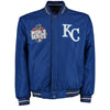 Kansas City Royals JH Design Two-Tone Reversible Full-Zip Jacket - Royal/Gray