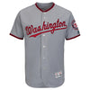 Washington Nationals Majestic Road Flex Base Authentic Collection Team Jersey - Gray