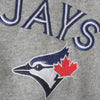 Toronto Blue Jays Majestic Youth Wordmark Pullover Hoodie - Heather Gray