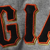 San Francisco Giants Majestic Youth Wordmark Pullover Hoodie - Heather Gray