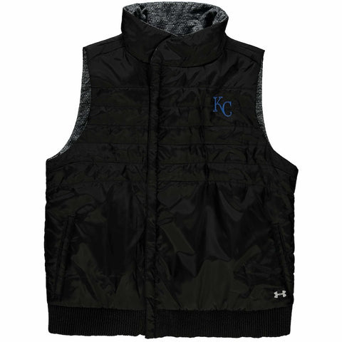 Kansas City Royals Under Armour Women's Performance Puffer Vest - Black