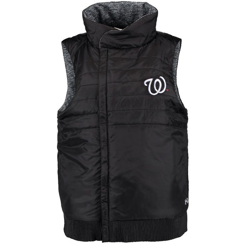 Washington Nationals Under Armour Women's Performance Puffer Vest - Black