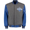 Kansas City Royals JH Design Two-Tone Reversible Full-Zip Jacket - Royal/Gray