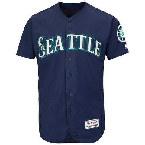 Seattle Mariners Majestic Alternate Flex Base Authentic Collection Team Jersey