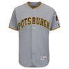 Pittsburgh Pirates Majestic Road Flex Base Authentic Collection Team Jersey - Gray