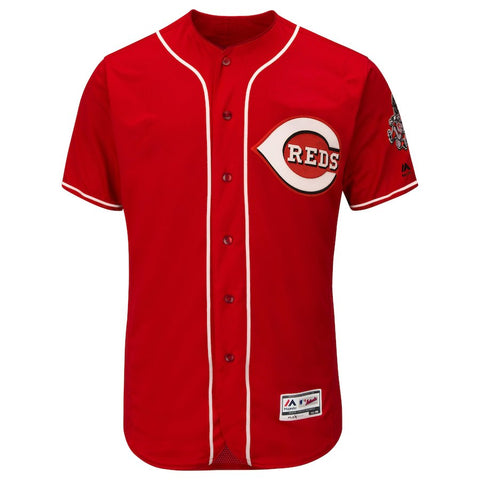 Cincinnati Reds Majestic Alternate Flex Base Authentic Collection Team Jersey - Scarlet