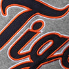 Detroit Tigers Majestic Youth Wordmark Pullover Hoodie - Heather Gray