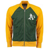 Oakland Athletics JH Design Women's Mesh Track Jacket - Green/Gold