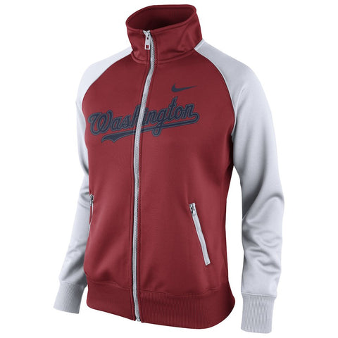 Washington Nationals Women's MLB Track Jacket - Red