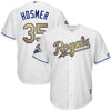 Eric Hosmer Kansas City Royals Majestic 2015 World Series Champions Gold Program Cool Base Player Jersey - White
