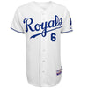 Lorenzo Cain Kansas City Royals Majestic Home 6300 Player Authentic Jersey - White