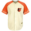 Baltimore Orioles Majestic Cool Base Ivory Fashion Team Jersey - Cream/Orange