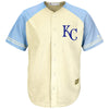 Kansas City Royals Majestic Cool Base Ivory Fashion Team Jersey - Cream/Light Blue