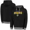Boston Bruins Rinkside Team Essentials Elevation Tri-Blend Pullover Hoodie - Black