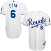 Lorenzo Cain Kansas City Royals Majestic Home 6300 Player Authentic Jersey - White