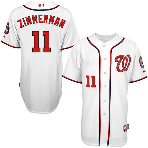 Ryan Zimmerman Washington Nationals Majestic Player Authentic Jersey - White