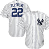 Jacoby Ellsbury New York Yankees Majestic Big & Tall Official Cool Base Player Jersey - White/Navy