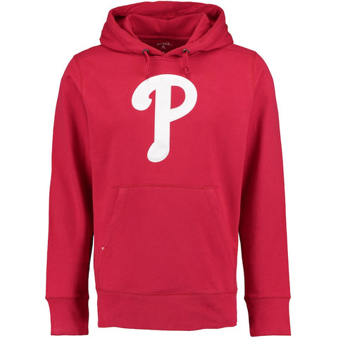 Philadelphia Phillies Antigua Applique Signature Hoodie - Red