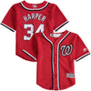 Bryce Harper Washington Nationals Majestic Toddler Home Official Player Cool Base Jersey