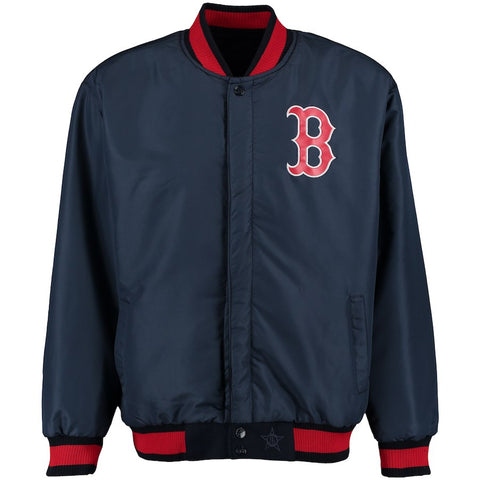 Boston Red Sox JH Design Polyester Reversible Jacket - Navy