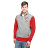Cincinnati Reds '47 Coverage Quarter-Zip Pullover Jacket - Gray/Red