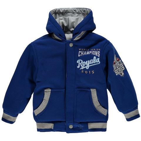 Kansas City Royals JH Design Toddler 2015 World Series Champions Jacket - Royal