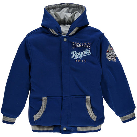 Kansas City Royals JH Design Preschool World Series Champions Fleece Jacket - Royal