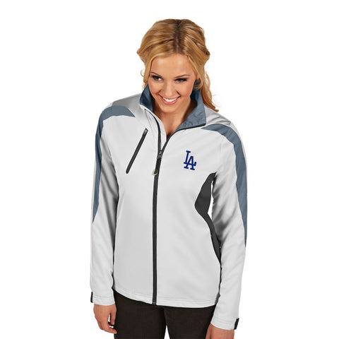 Los Angeles Dodgers Antigua Women's Discover Full-Zip Jacket - White
