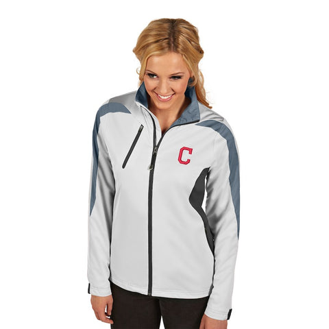 Cleveland Indians Antigua Women's Discover Full-Zip Jacket - White