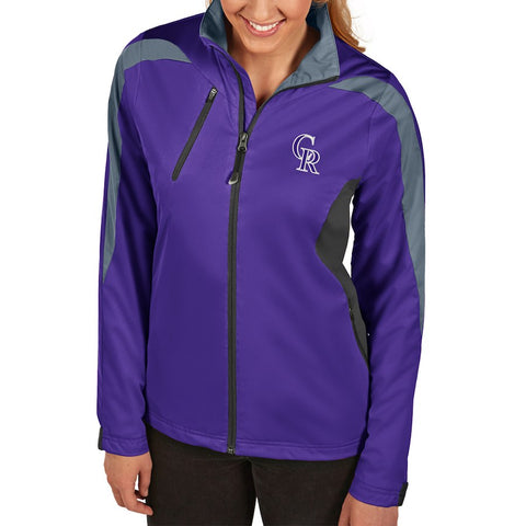 Colorado Rockies Antigua Women's Discover Full-Zip Jacket - Purple