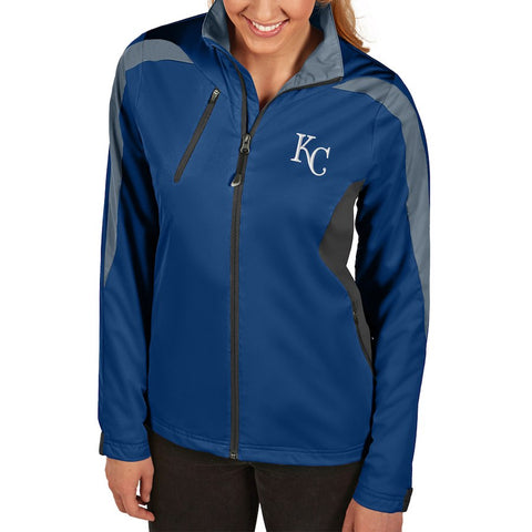 Kansas City Royals Antigua Women's Discover Full-Zip Jacket - Royal