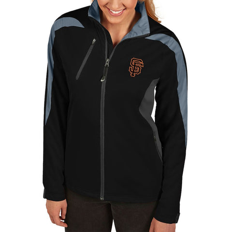 San Francisco Giants Antigua Women's Discover Full-Zip Jacket - Black