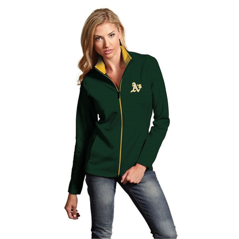 Oakland Athletics Antigua Women's Leader Full-Zip Jacket - Green