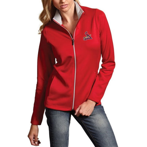 St. Louis Cardinals Antigua Women's Leader Full-Zip Jacket - Red