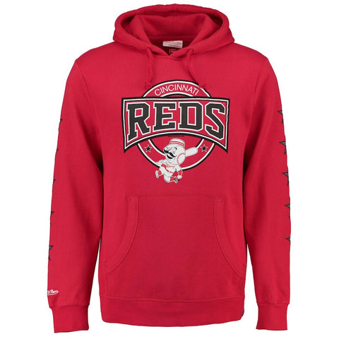Cincinnati Reds Mitchell & Ness Down to the Wire Hoodie - Red