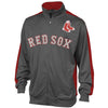Boston Red Sox Majestic Big & Tall Reflective Full Zip Track Jacket - Gray