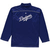 Los Angeles Dodgers Majestic Big & Tall Ready and Willing Therma Base Quarter-Zip Jacket - Royal