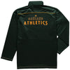 Oakland Athletics Majestic Big & Tall Ready and Willing Therma Base Quarter-Zip Jacket - Green