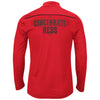 Cincinnati Reds Majestic Big & Tall Ready and Willing Therma Base Quarter-Zip Jacket - Red