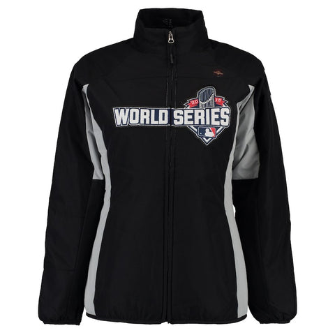 MLB Majestic Women's 2015 World Series Double Climate Jacket - Black